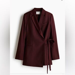 H&M Deep Burgundy Women's Blazer